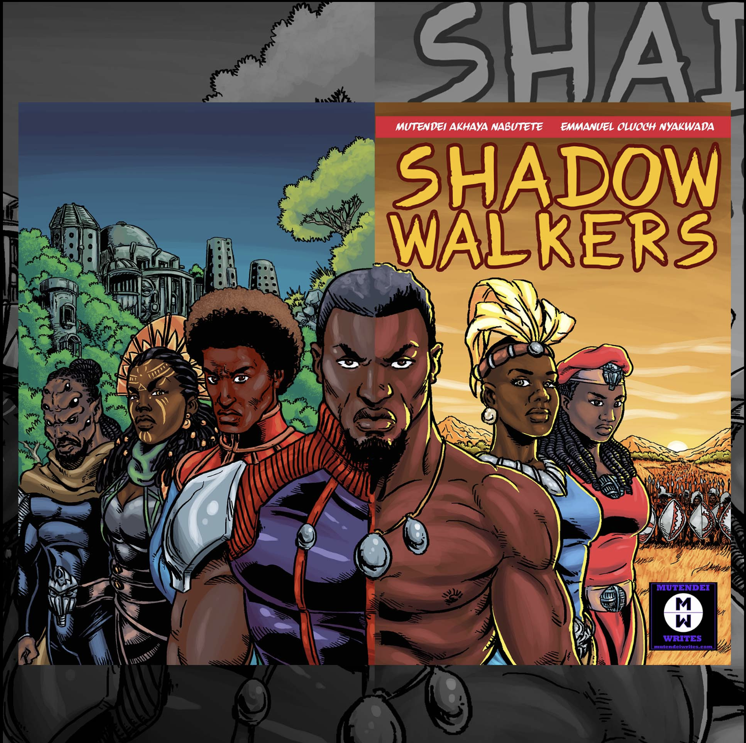 Shadow Walkers Comic -Issue 1 by Mutendei Writes artwork
