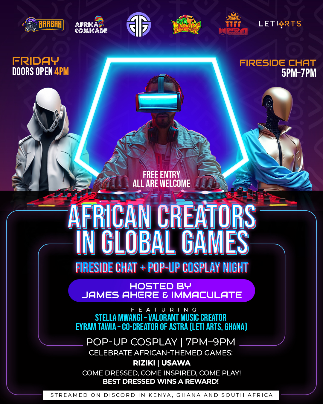 Fireside Chat - Bringing African Creativity to Life in Global Games artwork
