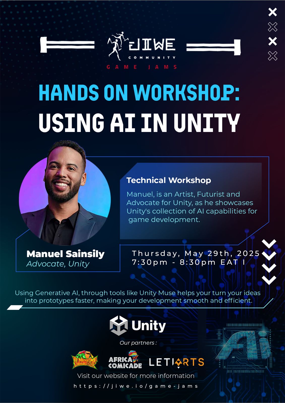 Workshop: How to use Unity AI tools in Games artwork